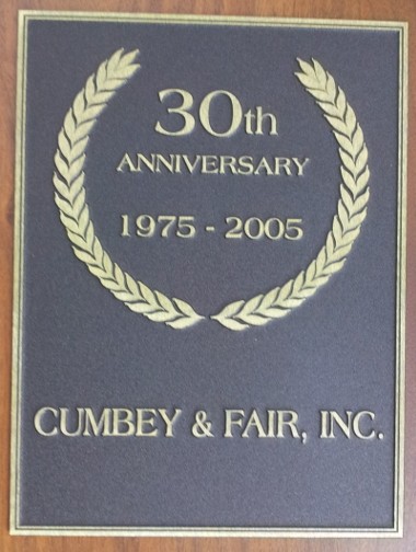 Cumbey & Fair Celebrates 30 Years in Business