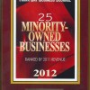 Top 25 MBE Firms Plaque